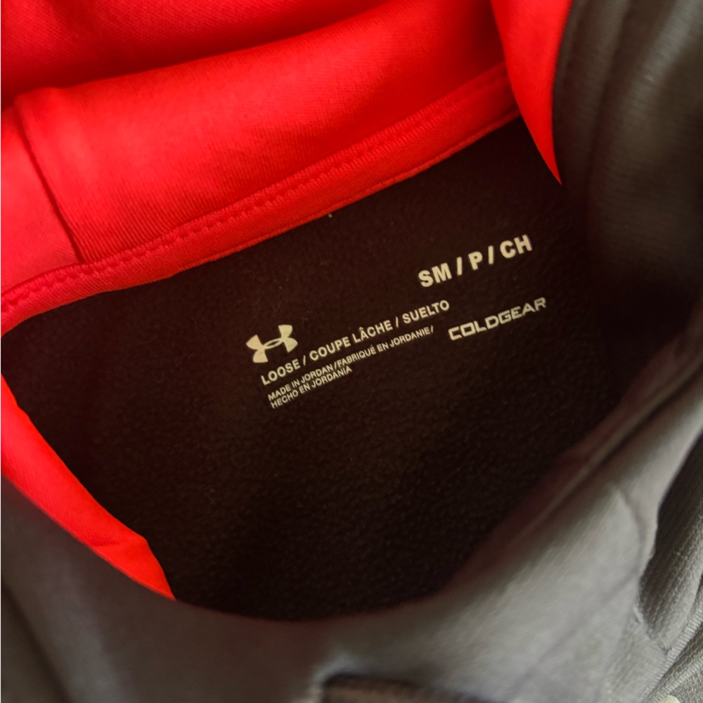 Under Armour Black and Pink Hoodie - Picture 2 of 2